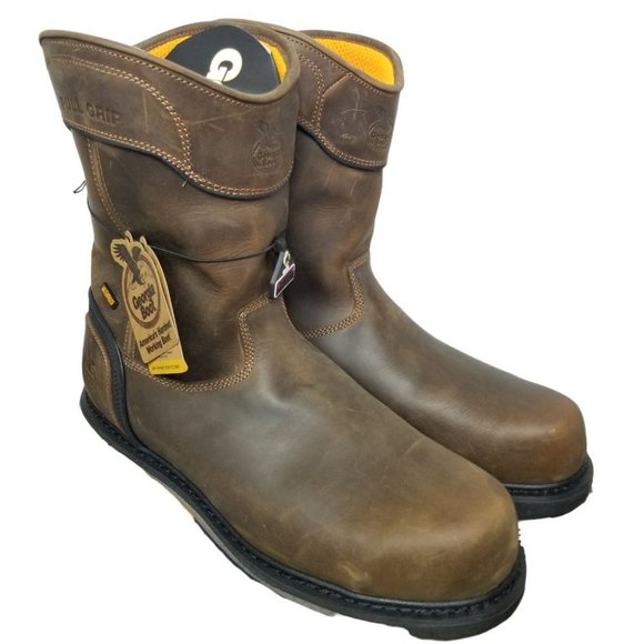 Georgia Boot Mens 14W Carbo-Tec LTX Waterproof Composite Toe Pull On Boots NIB main image 14